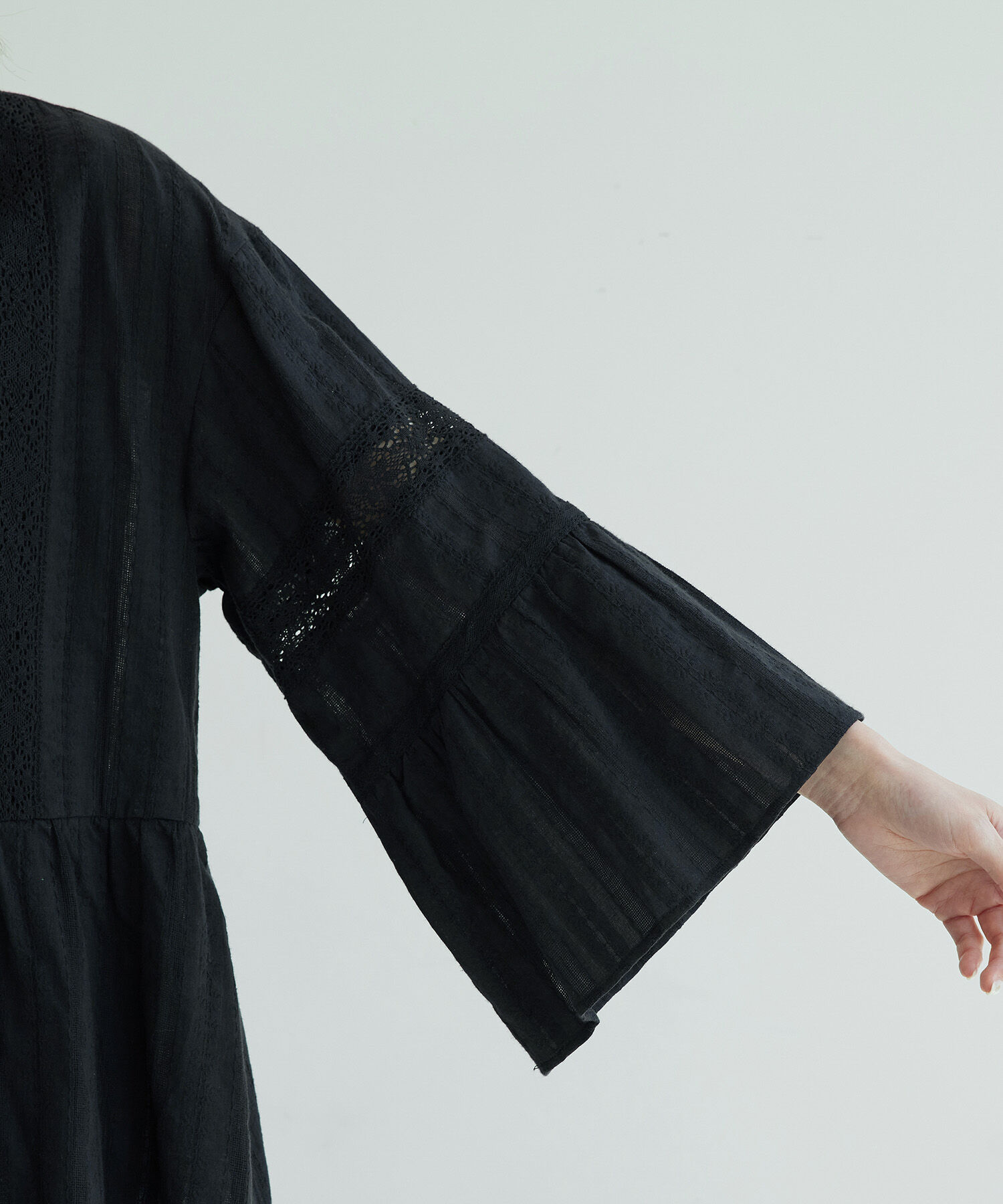 Rope&rsquo;Picnic「【WEB限定】レース切り替えブラウス」|シャツ・ブラウス|