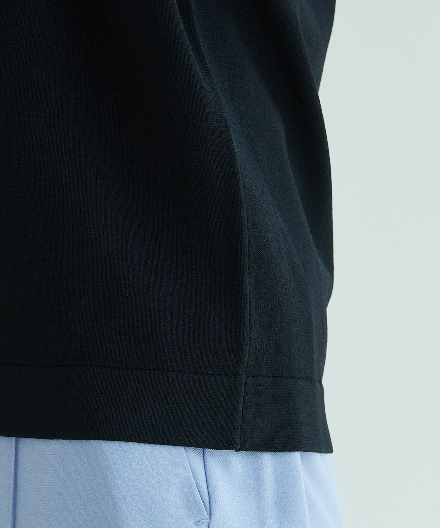 Rope&rsquo;Picnic「天竺編みハーフスリーブトップス」|ニット・セーター|