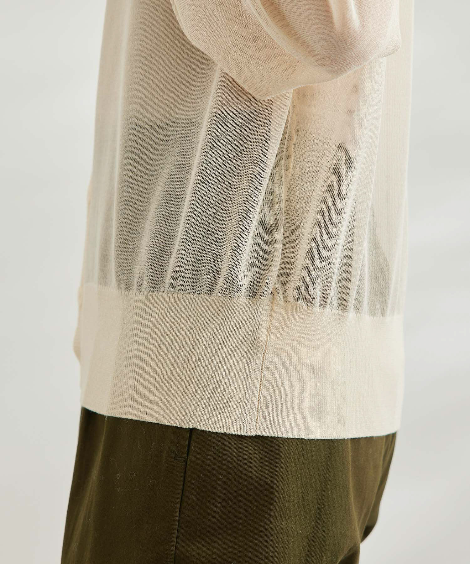 Rope&rsquo;Picnic「【WEB限定カラー:ピンク】2WAY/シアーカーディガン」|カーディガン|