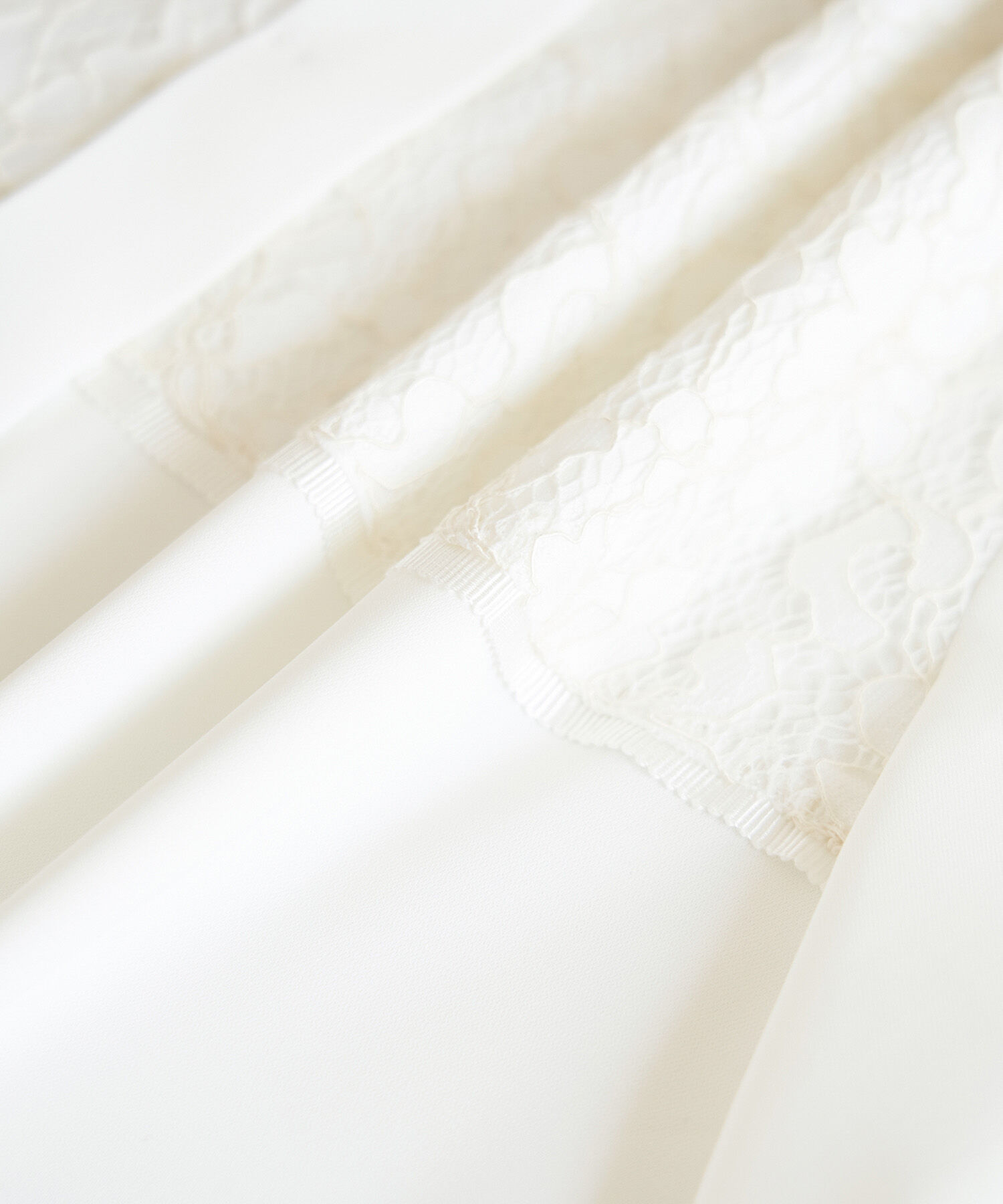 Rope&rsquo;Picnic「【emur/エミュール】洗える/レースヨークハーフスリーブブラウス」|シャツ・ブラウス|