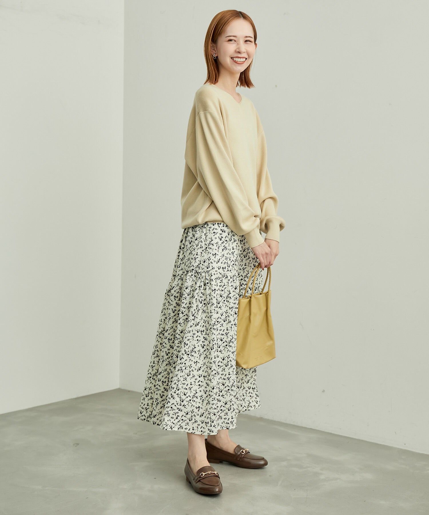 Rope&rsquo;Picnic「マシュマロニットVネックプルオーバー/洗濯機OK」|ニット・セーター|