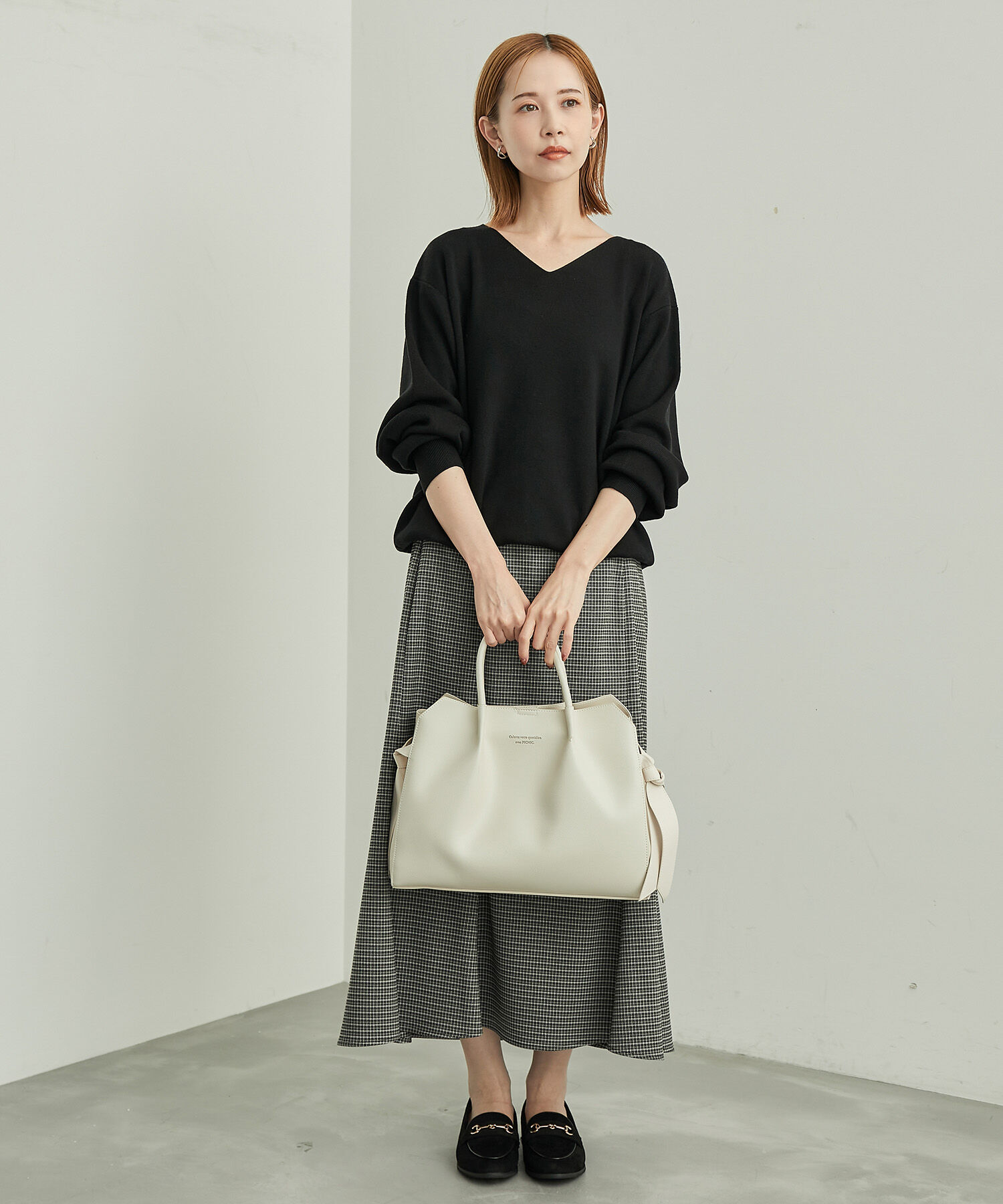 Rope&rsquo;Picnic「マシュマロニットVネックプルオーバー/洗濯機OK」|ニット・セーター|