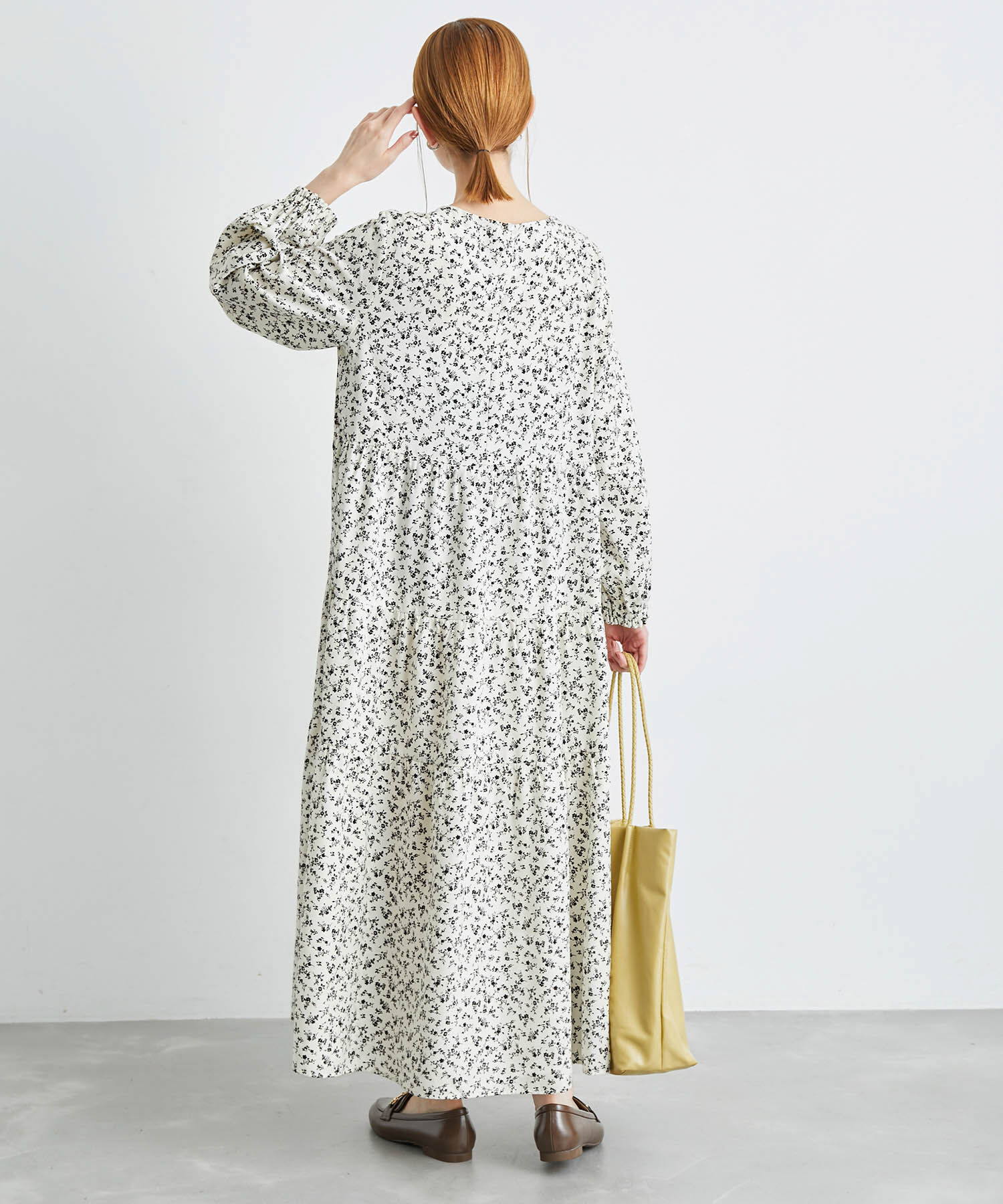 Rope&rsquo;Picnic「【一部店舗限定】アソート柄ティアードワンピース」|ワンピース|