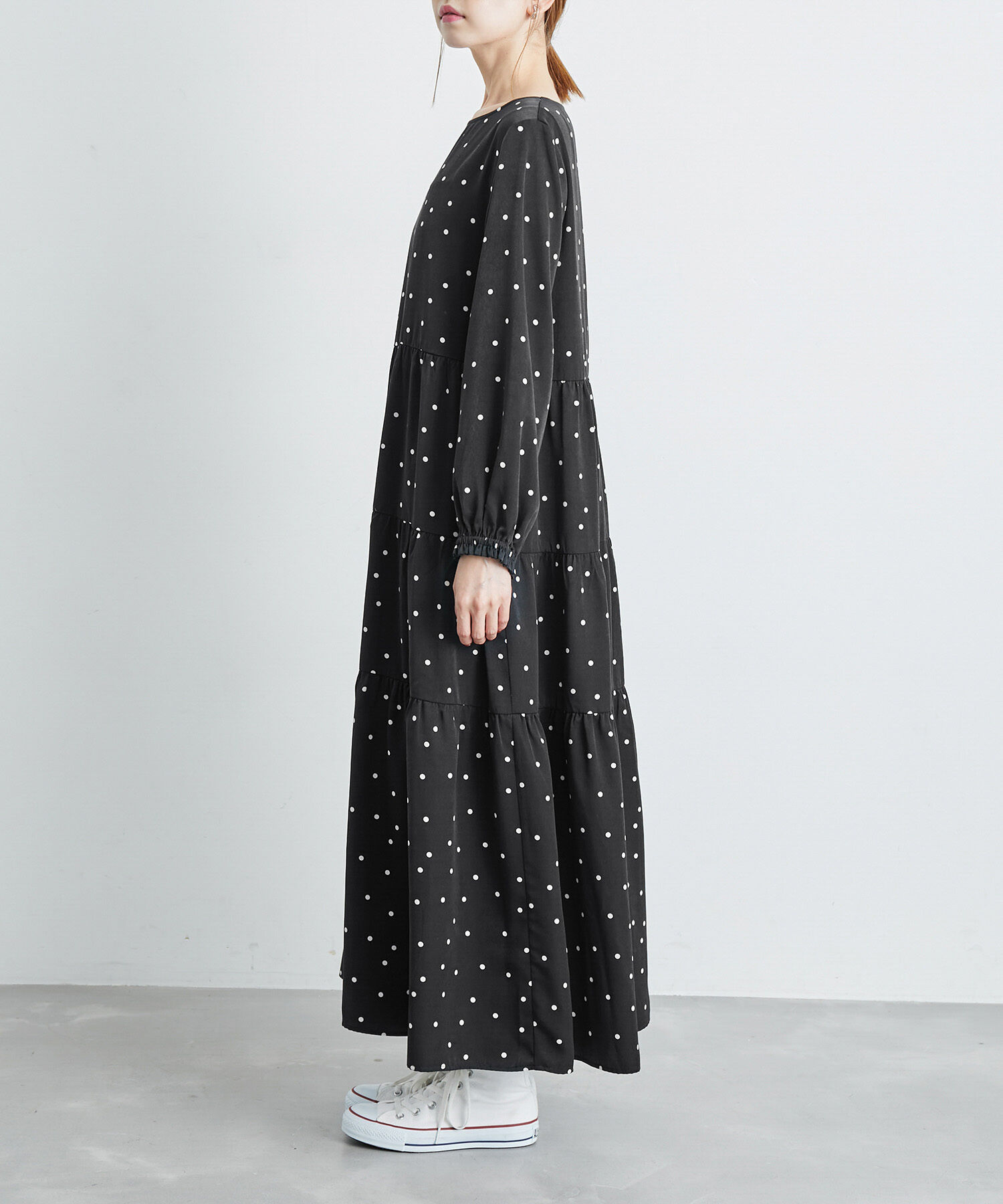 Rope&rsquo;Picnic「【一部店舗限定】アソート柄ティアードワンピース」|ワンピース|