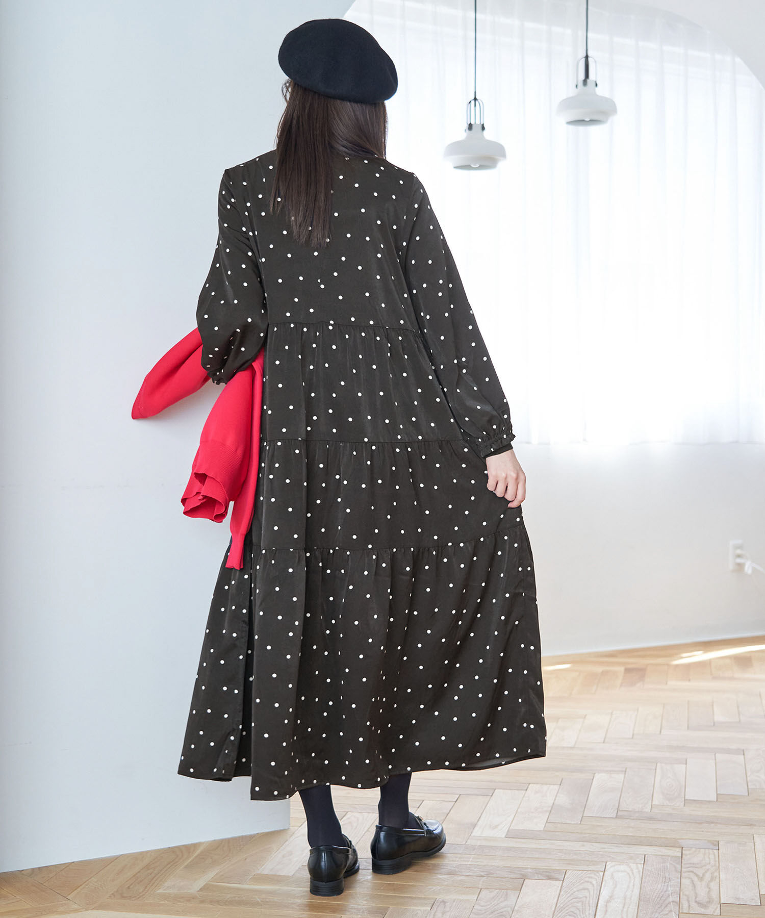 Rope&rsquo;Picnic「【一部店舗限定】アソート柄ティアードワンピース」|ワンピース|