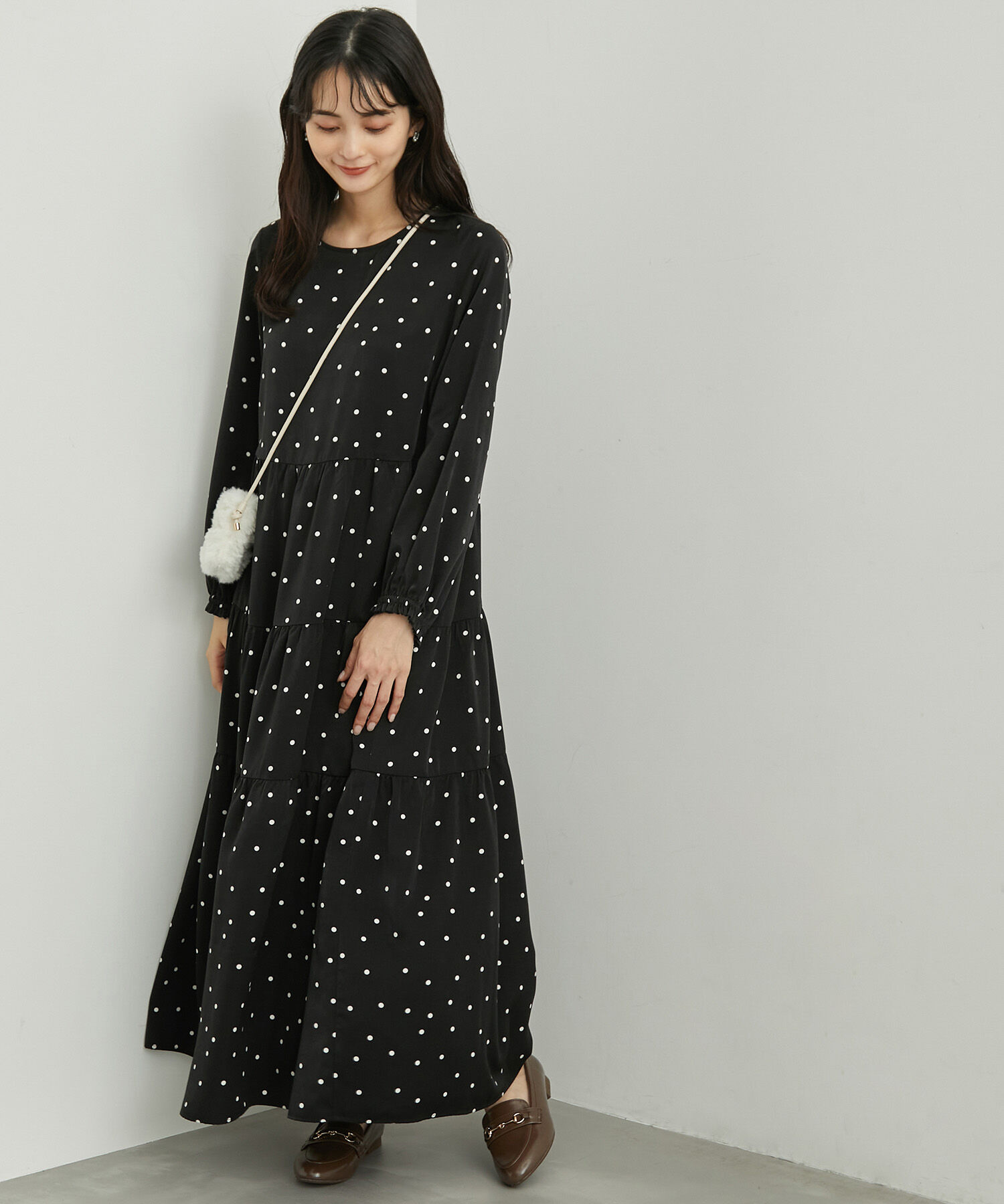 Rope&rsquo;Picnic「【一部店舗限定】アソート柄ティアードワンピース」|ワンピース|