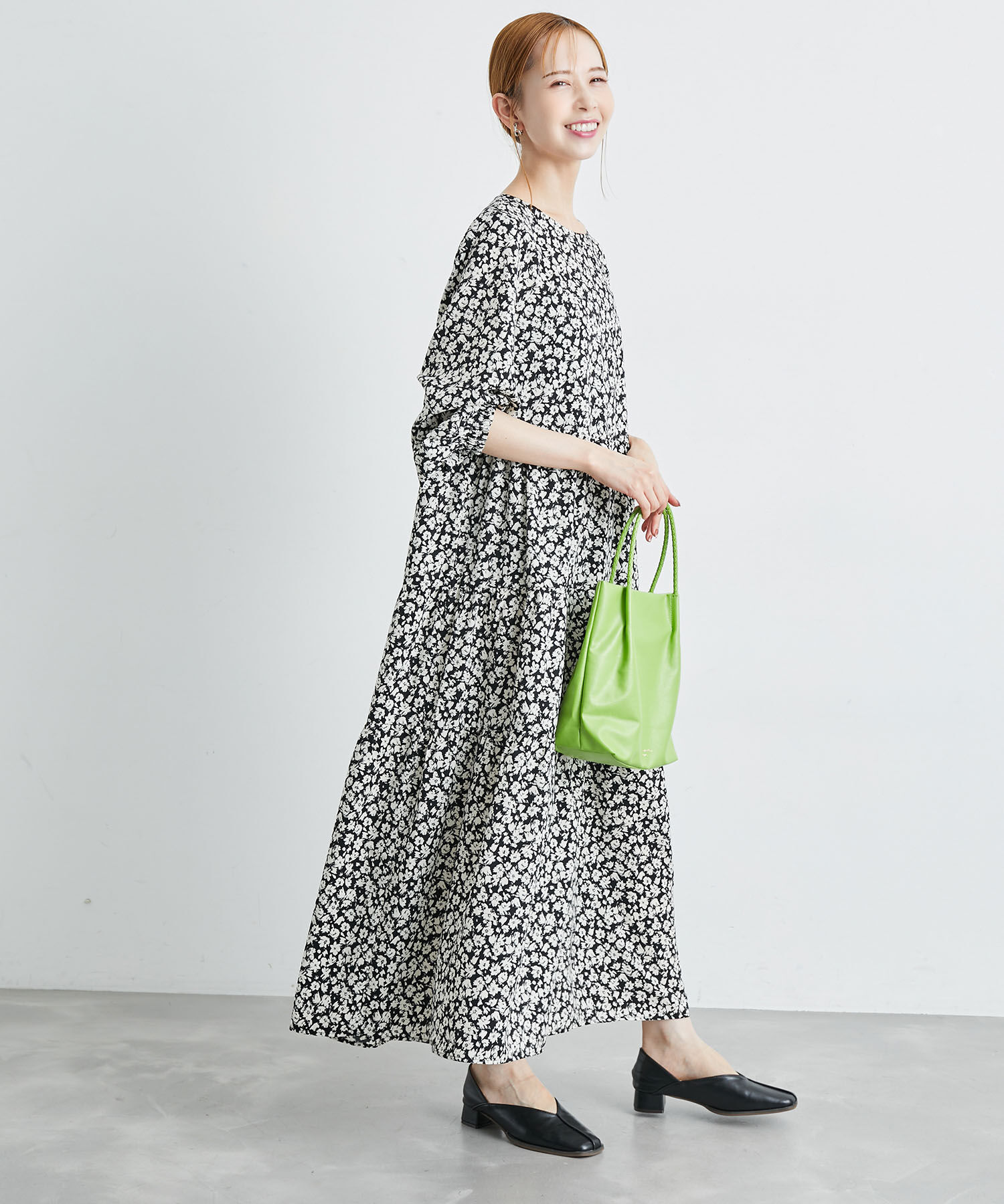 Rope&rsquo;Picnic「【一部店舗限定】アソート柄ティアードワンピース」|ワンピース|