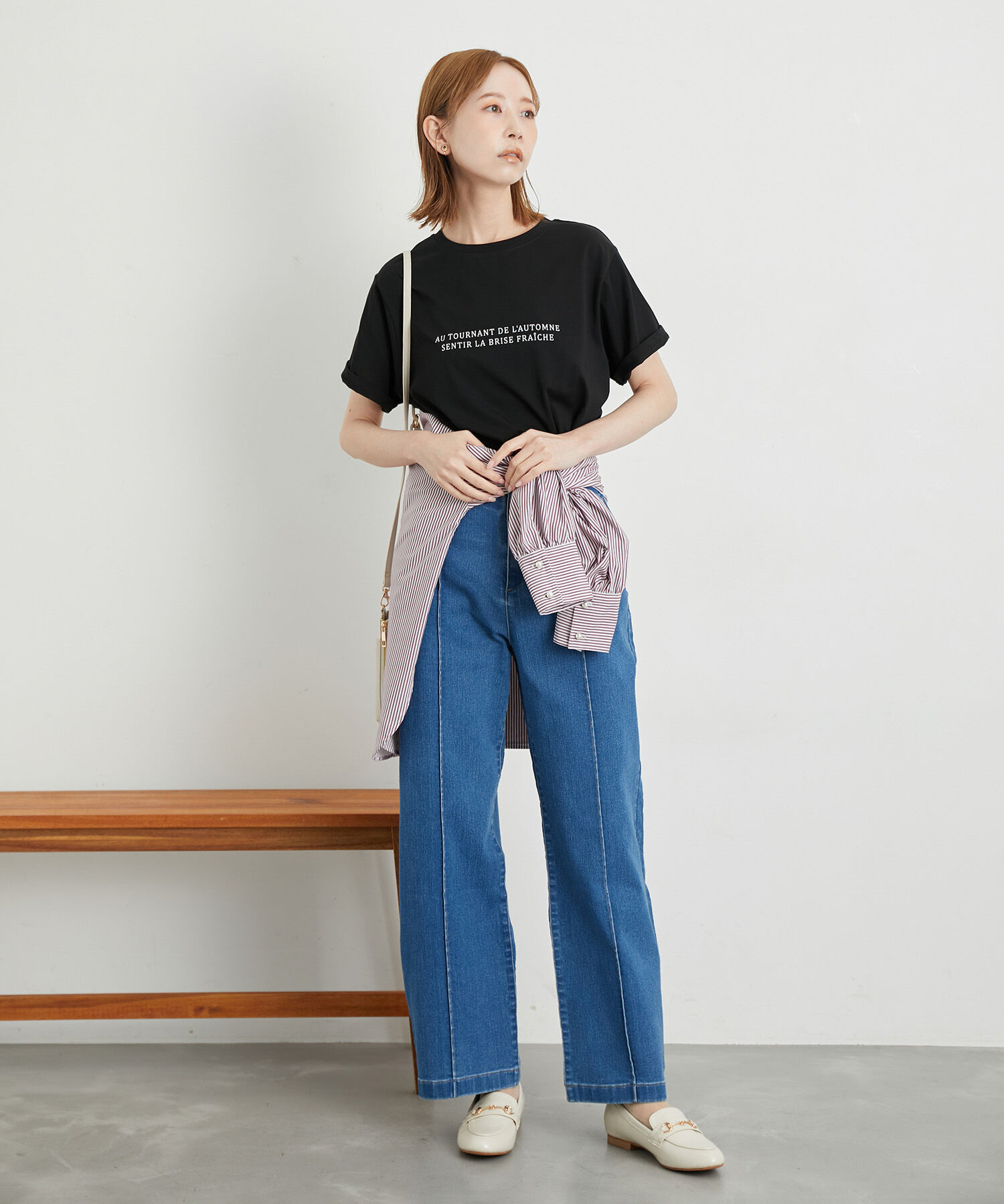 Rope&rsquo;Picnic「RENU/ロゴTシャツ」|Tシャツ・カットソー|