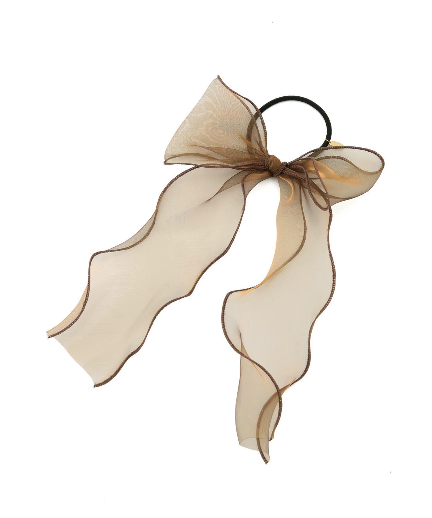 ROPE PICNIC PASSAGE「シャイニーオーガンジーリボンポニー」|ヘアゴム・シュシュ|