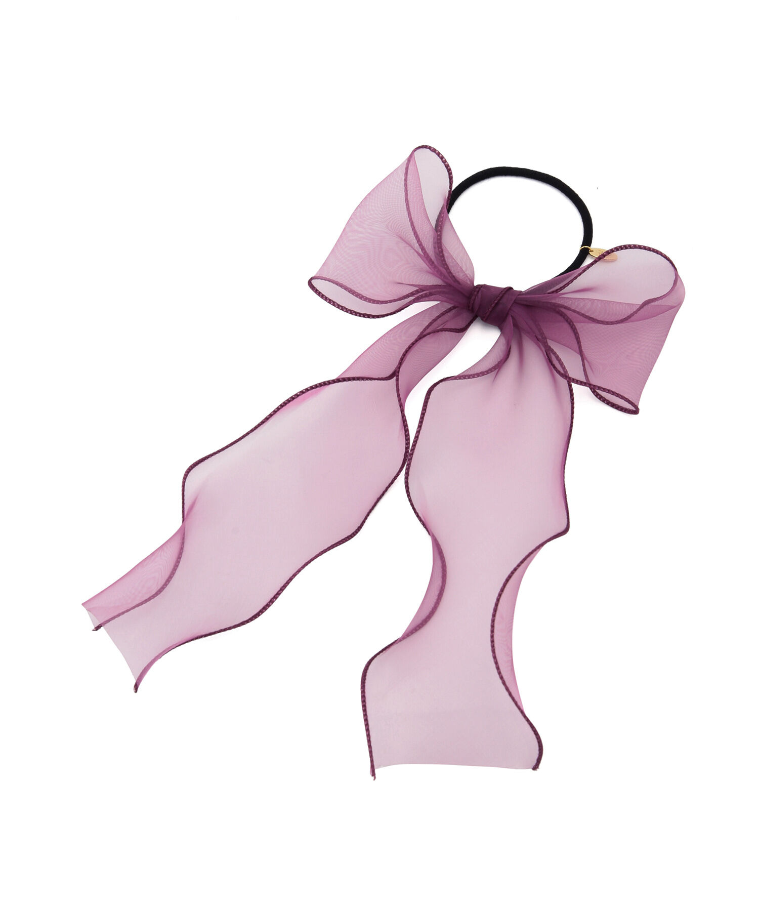 ROPE PICNIC PASSAGE「シャイニーオーガンジーリボンポニー」|ヘアゴム・シュシュ|