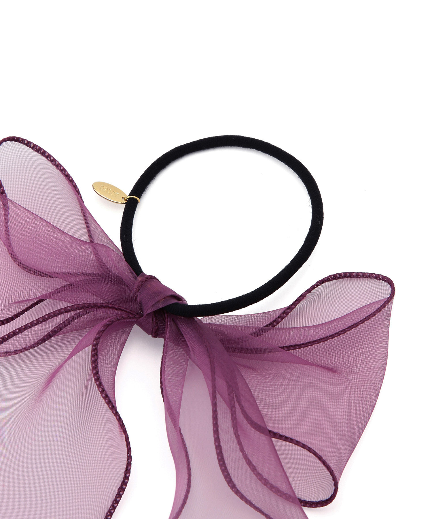 ROPE PICNIC PASSAGE「シャイニーオーガンジーリボンポニー」|ヘアゴム・シュシュ|