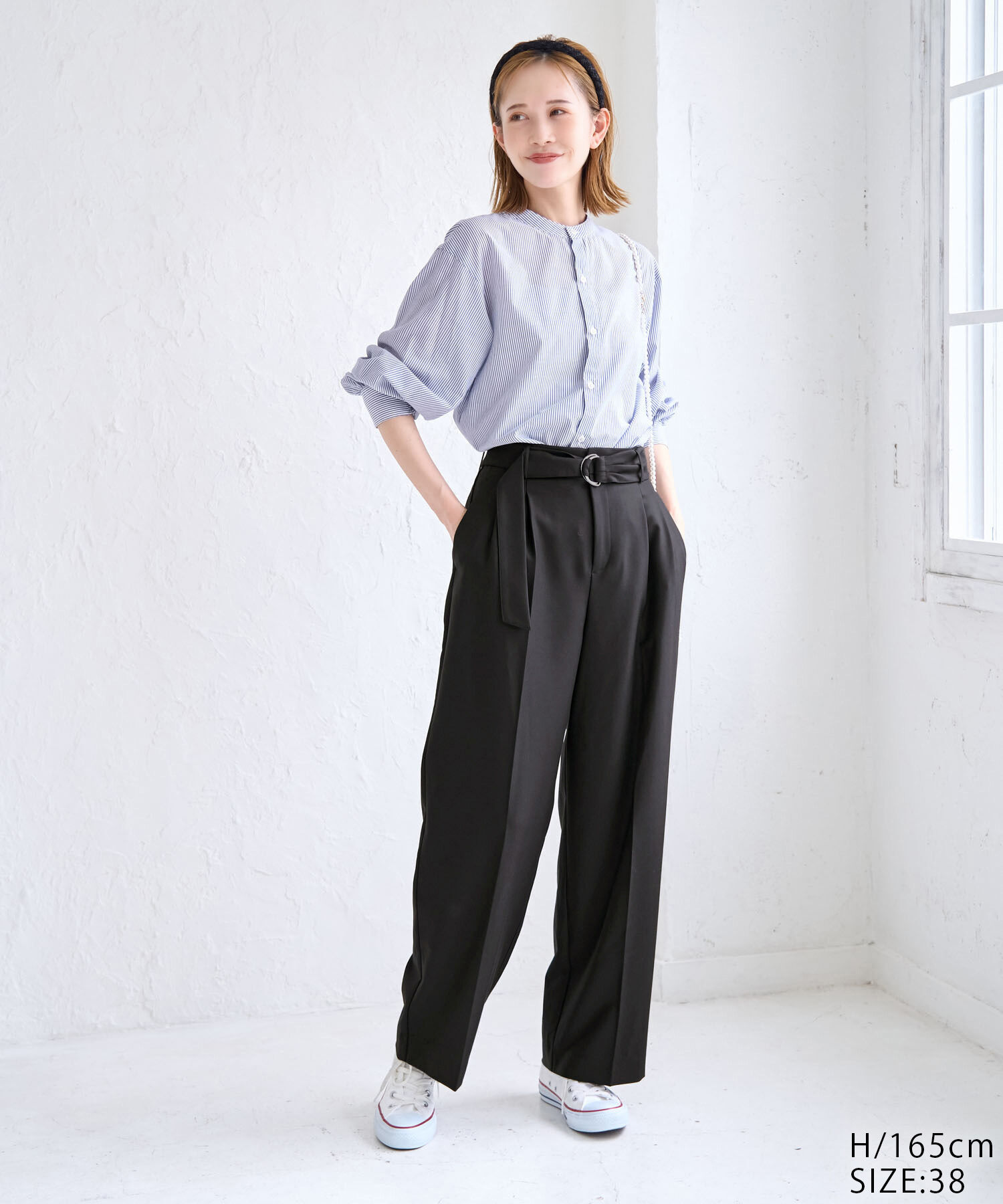 Rope&rsquo;Picnic「タックワイドパンツ」|その他|