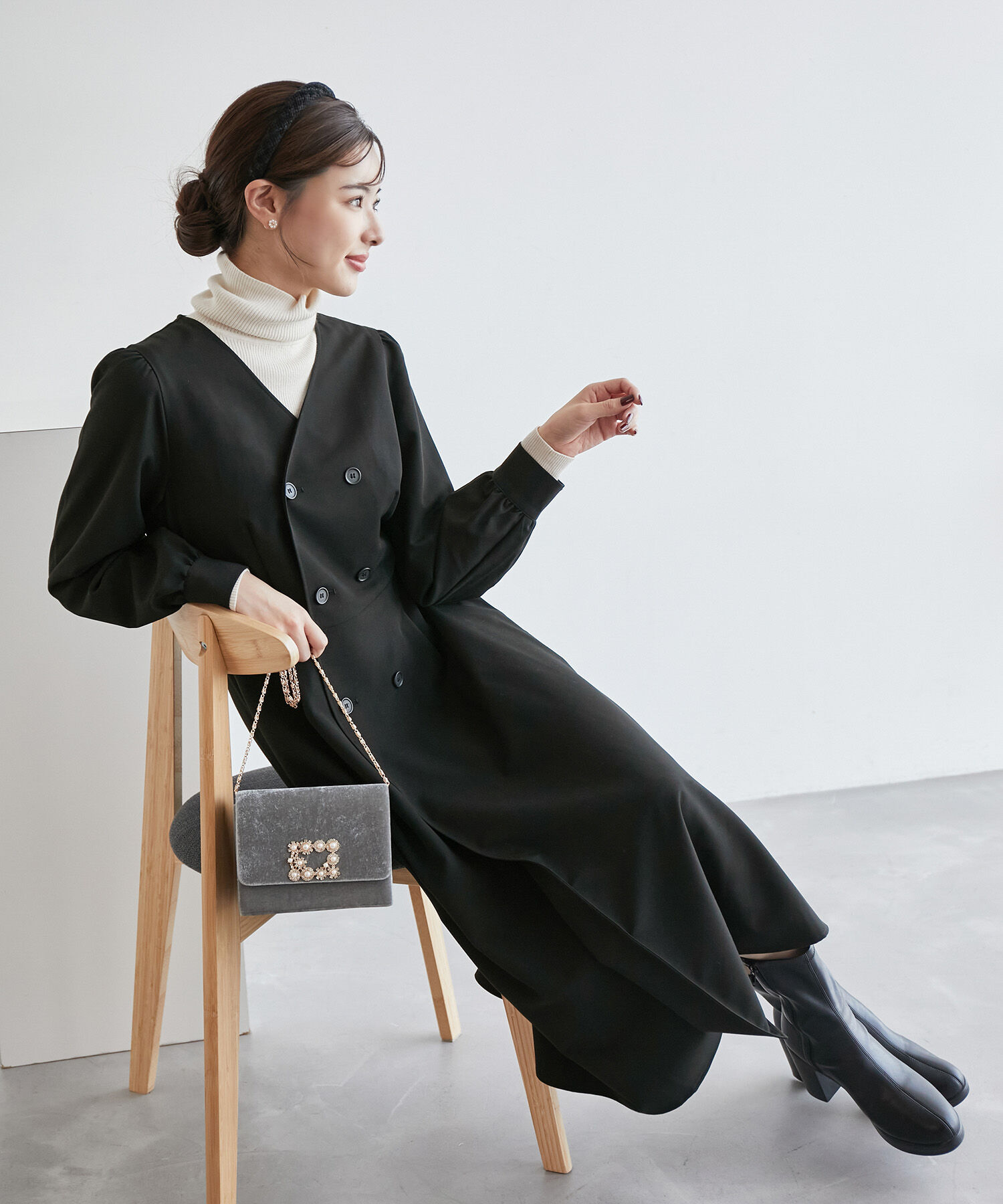 Rope&rsquo;Picnic「トレンチ風ワンピース」|ワンピース|