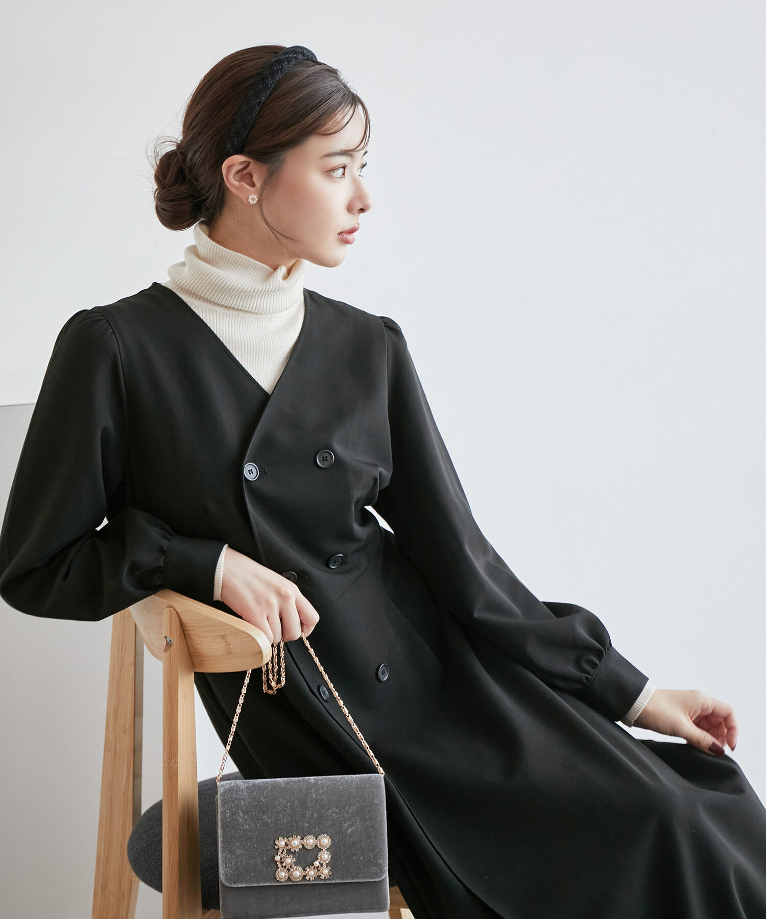 Rope&rsquo;Picnic「トレンチ風ワンピース」|ワンピース|