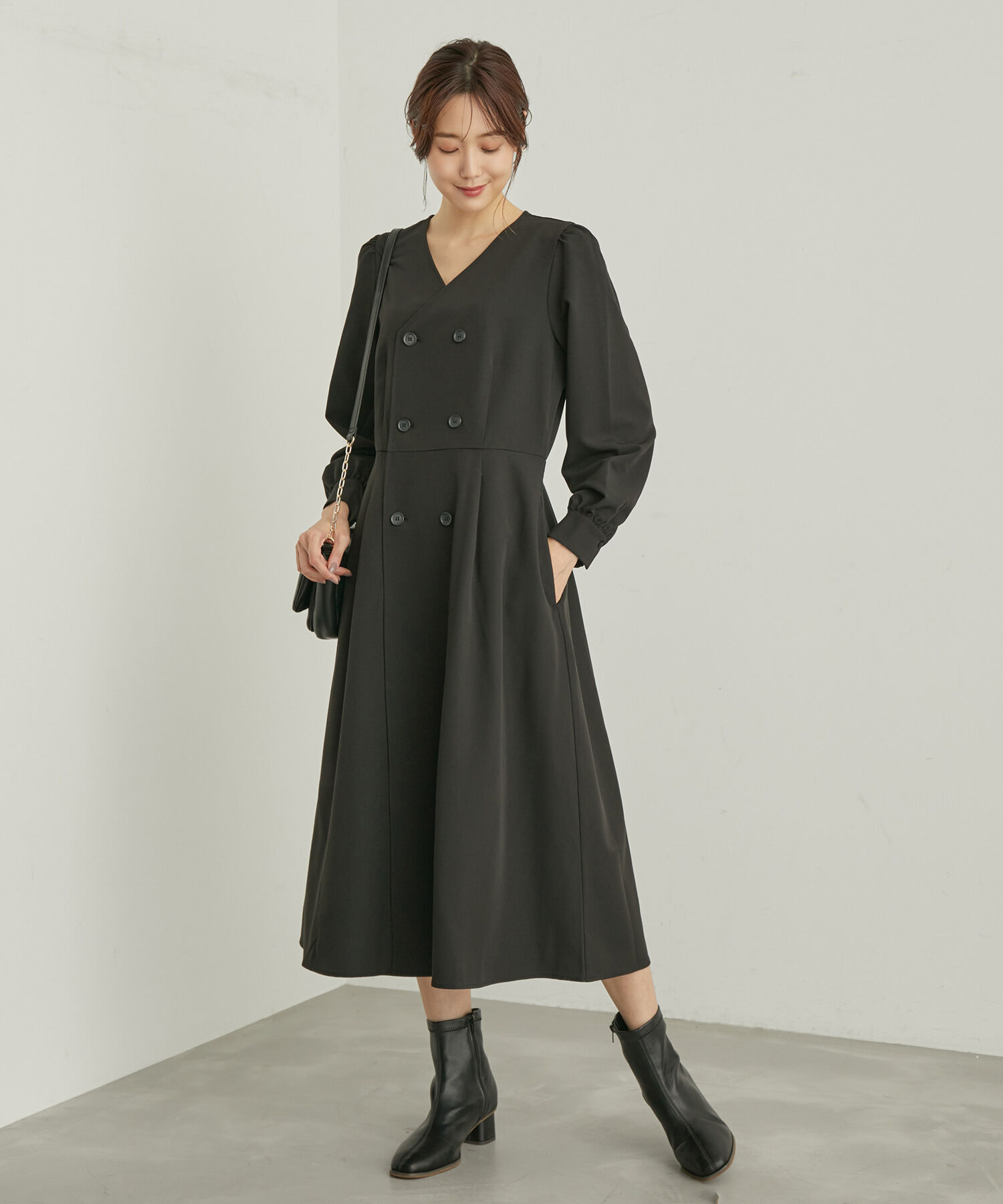 Rope&rsquo;Picnic「トレンチ風ワンピース」|ワンピース|