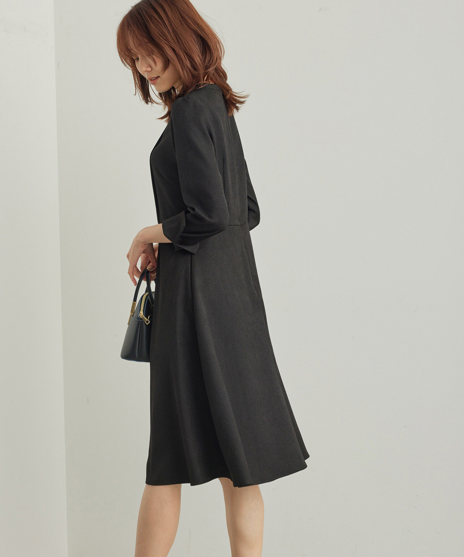 Rope&rsquo;Picnic「【WEB限定】ラナテック/フィット＆フレアワンピース」|ワンピース|