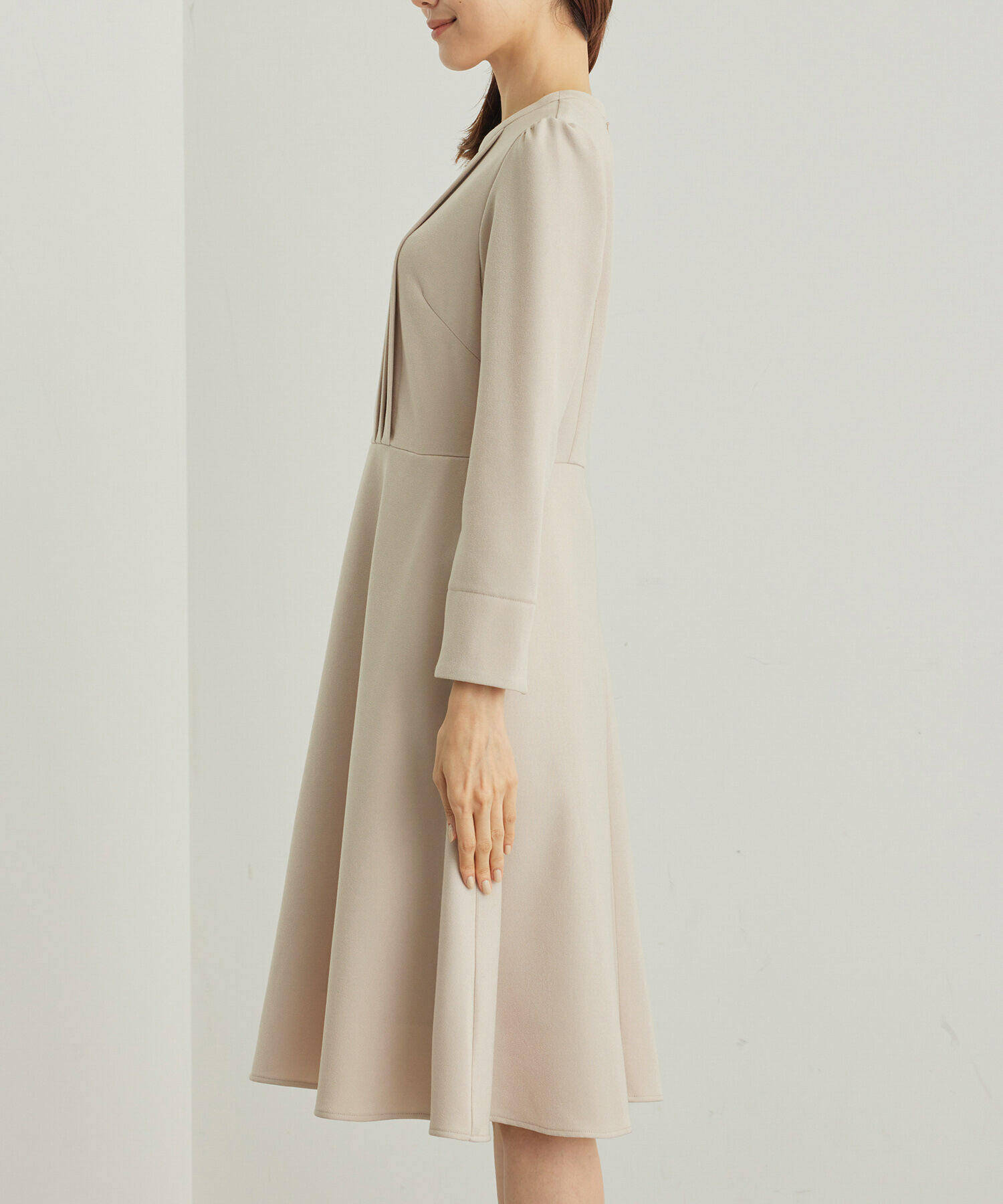 Rope&rsquo;Picnic「【WEB限定】ラナテック/フィット＆フレアワンピース」|ワンピース|