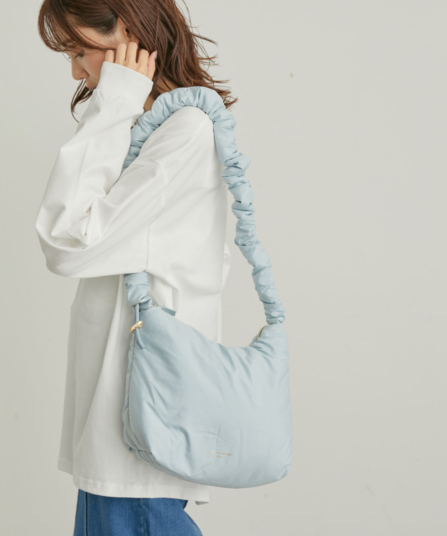 ROPE PICNIC PASSAGE「軽量ポリエステルパディングシャーリングワンショルダーバッグ」|ショルダー・メッセンジャー|