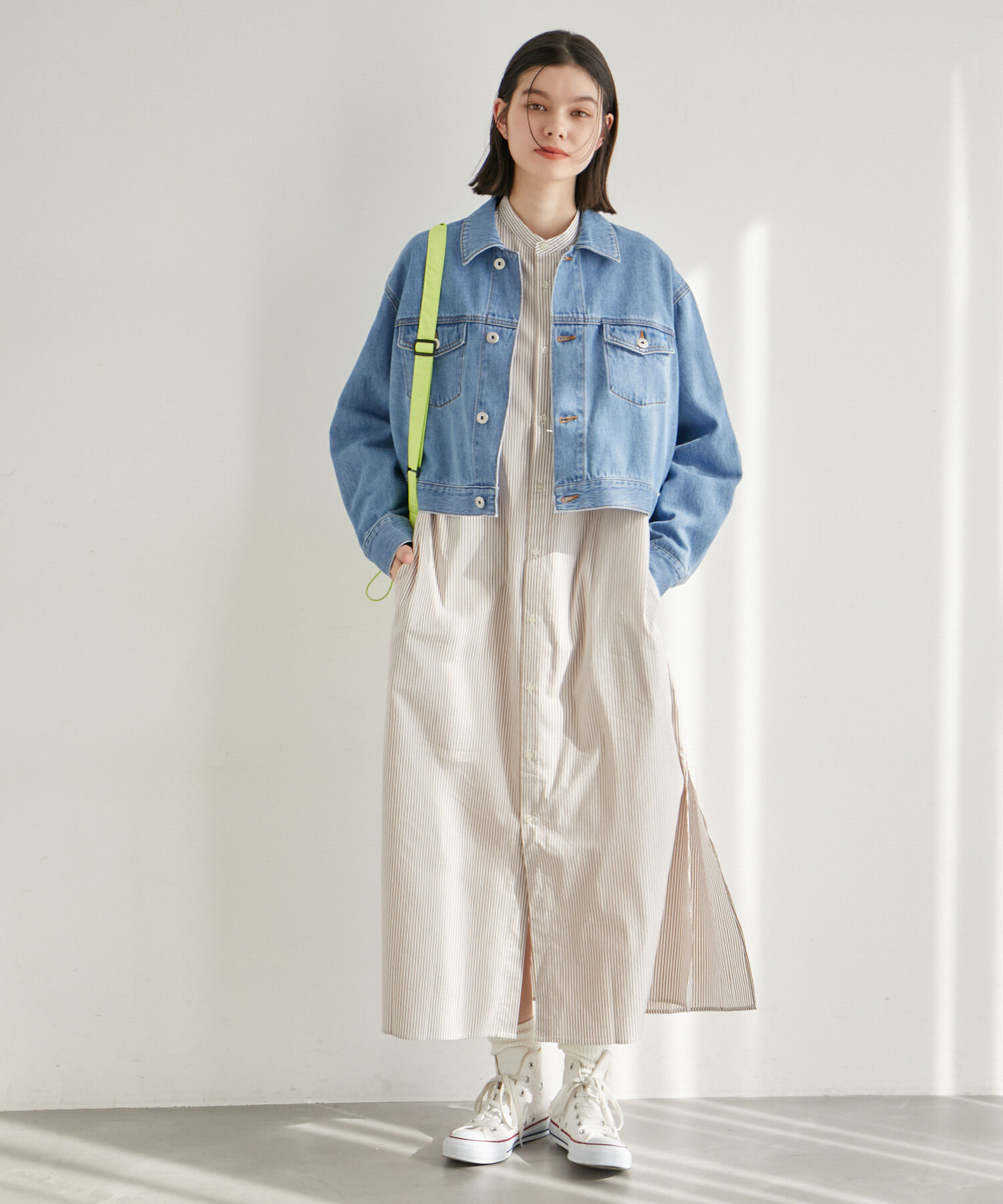 ROPE' PICNIC R「ショート丈デニムジャケット」|デニムジャケット|