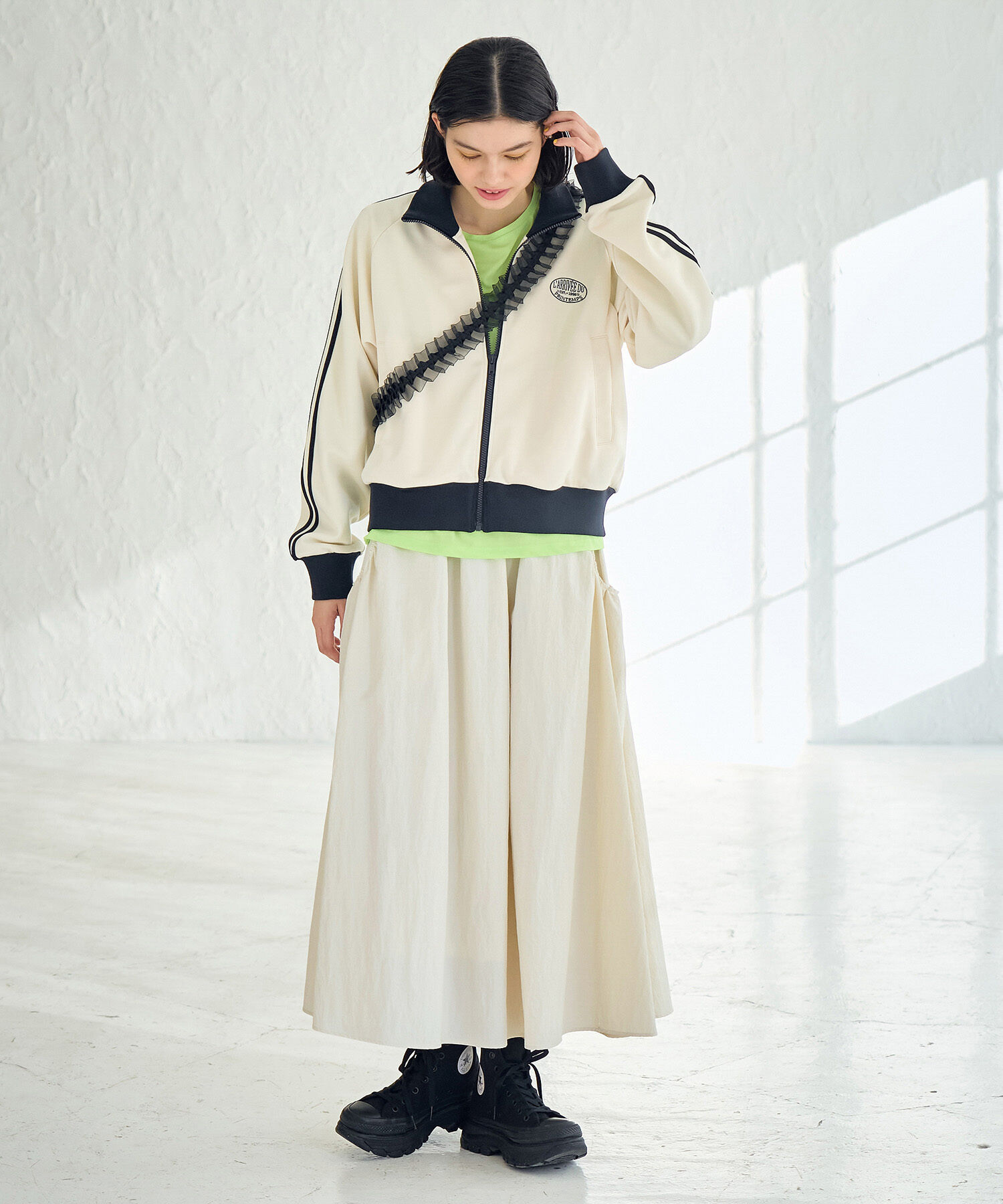 ROPE' PICNIC R「ナイロンギャザーポケットスカート」|スカート|