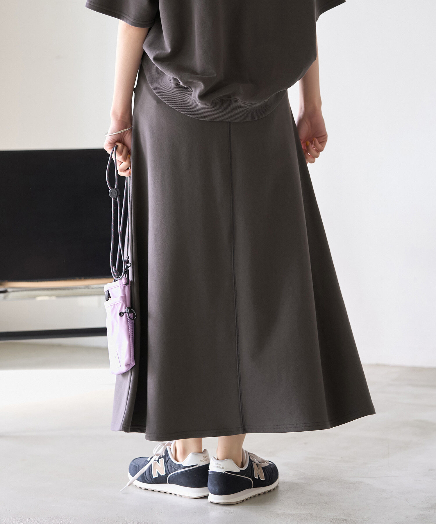 ROPE' PICNIC R「セットアップ対応/ミニ裏毛ワンポイント刺繍入りスカート」|スカート|