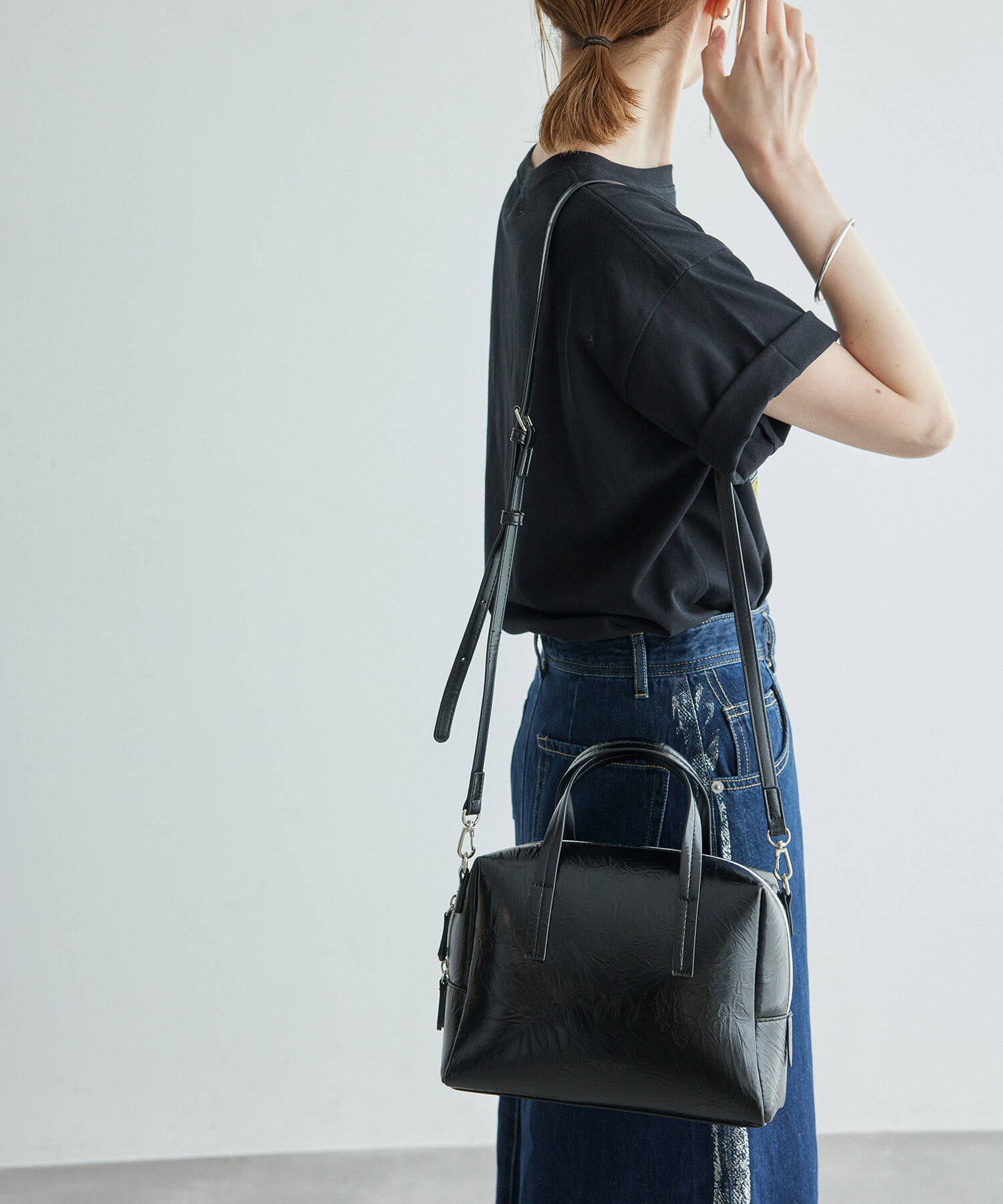 ROPE PICNIC PASSAGE「【Legato Largo/レガートラルゴ】【一部店舗限定】 メタリックボストンバッグ」|ボストンバッグ|