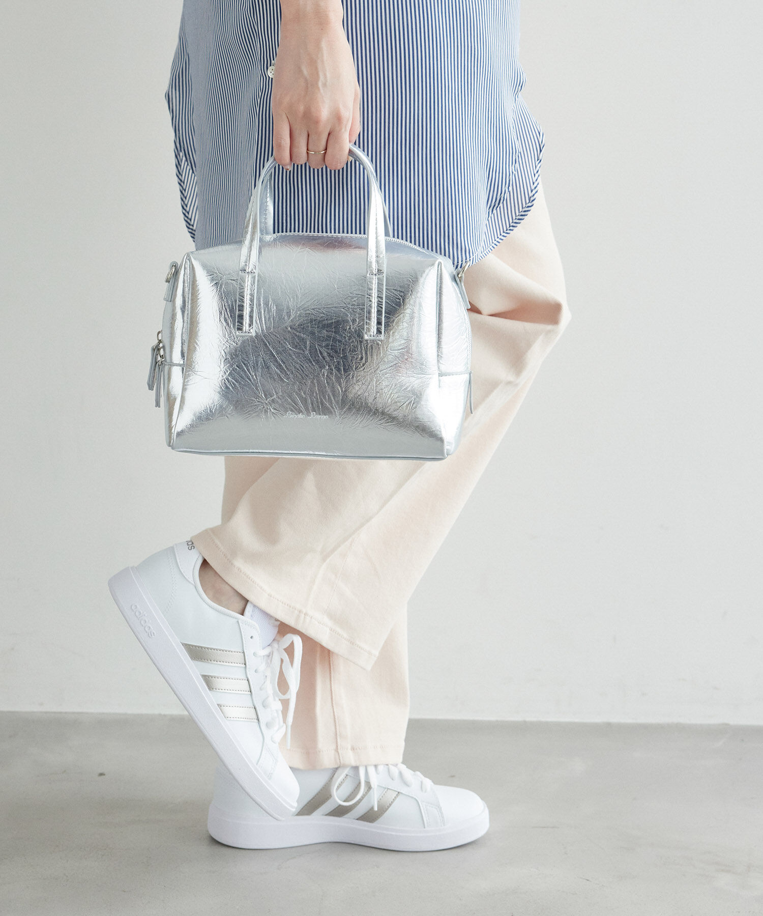 ROPE PICNIC PASSAGE「【Legato Largo/レガートラルゴ】【一部店舗限定】 メタリックボストンバッグ」|ボストンバッグ|