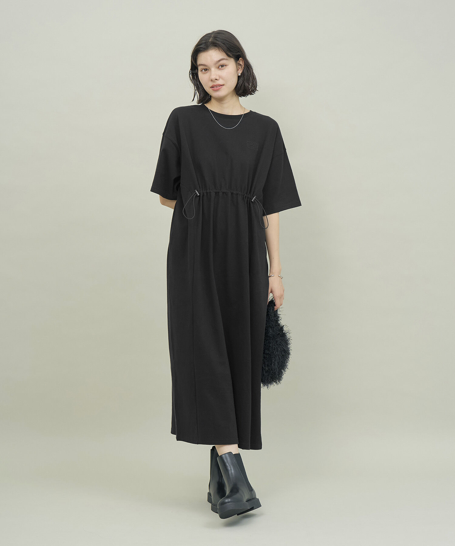 ROPE' PICNIC R「ウエストドロスト付きTワンピース」|ワンピース|