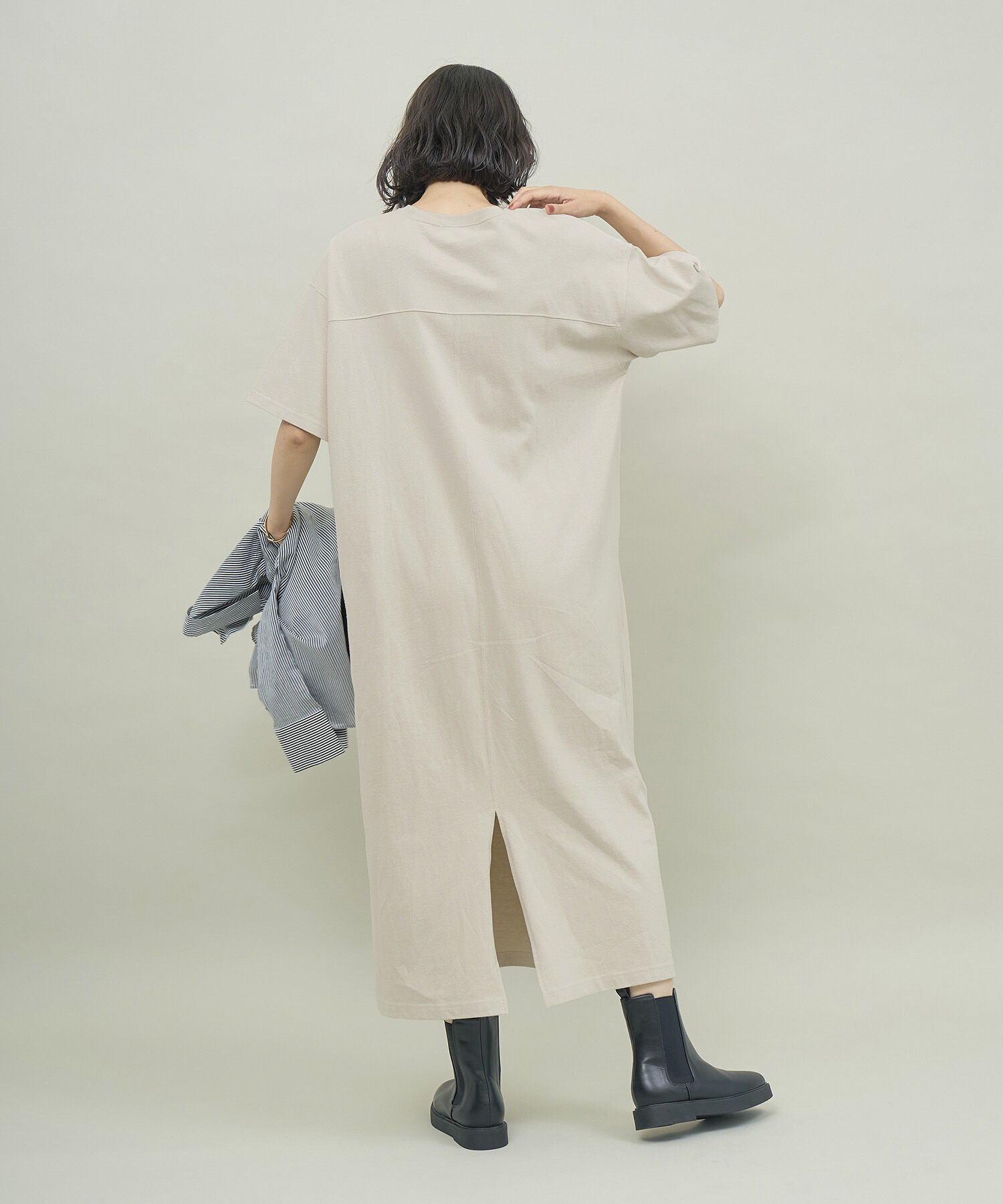 ROPE' PICNIC R「ウエストドロスト付きTワンピース」|ワンピース|