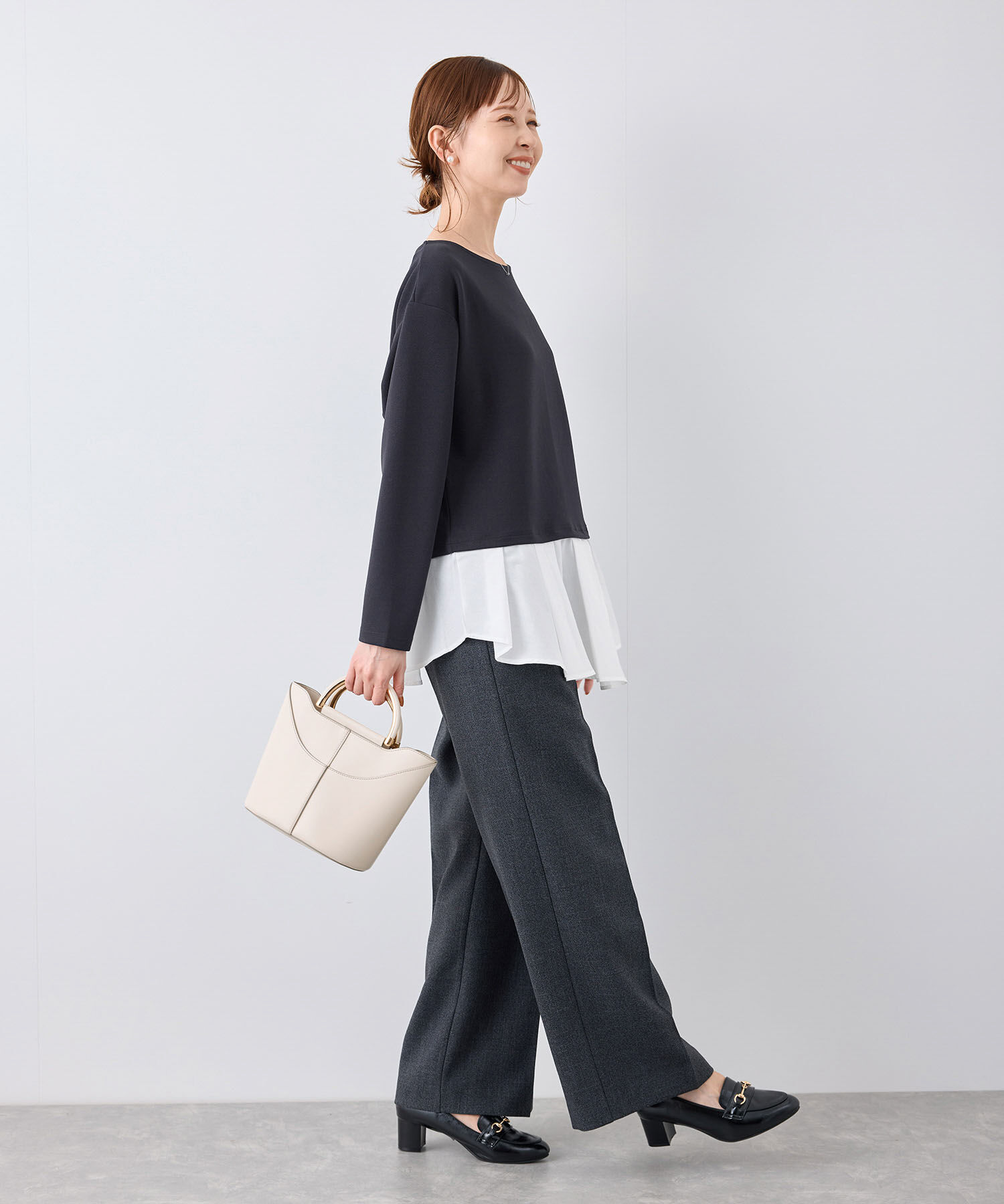 Rope&rsquo;Picnic「レイヤードカットプルオーバー」|Tシャツ・カットソー|