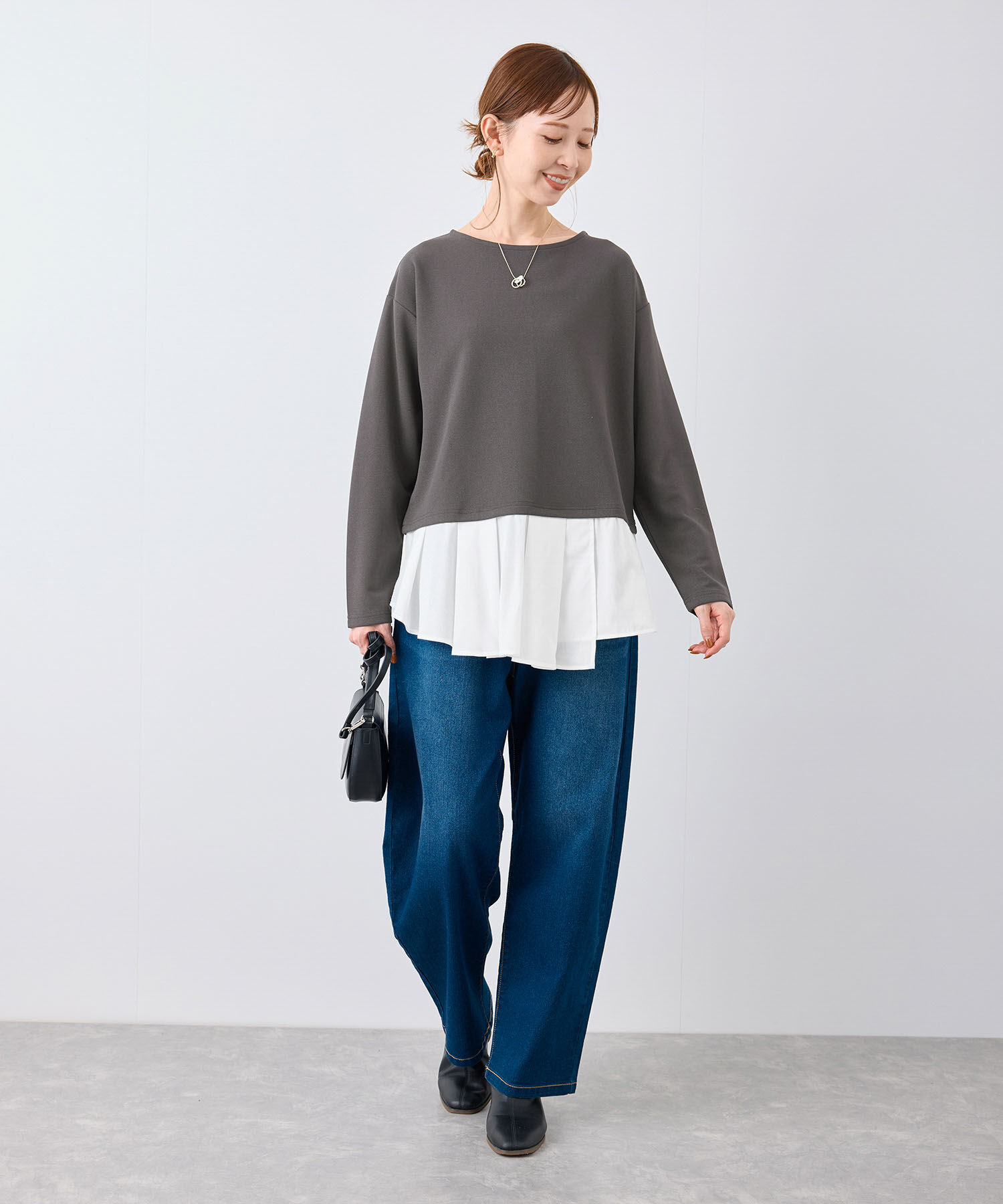 Rope&rsquo;Picnic「レイヤードカットプルオーバー」|Tシャツ・カットソー|