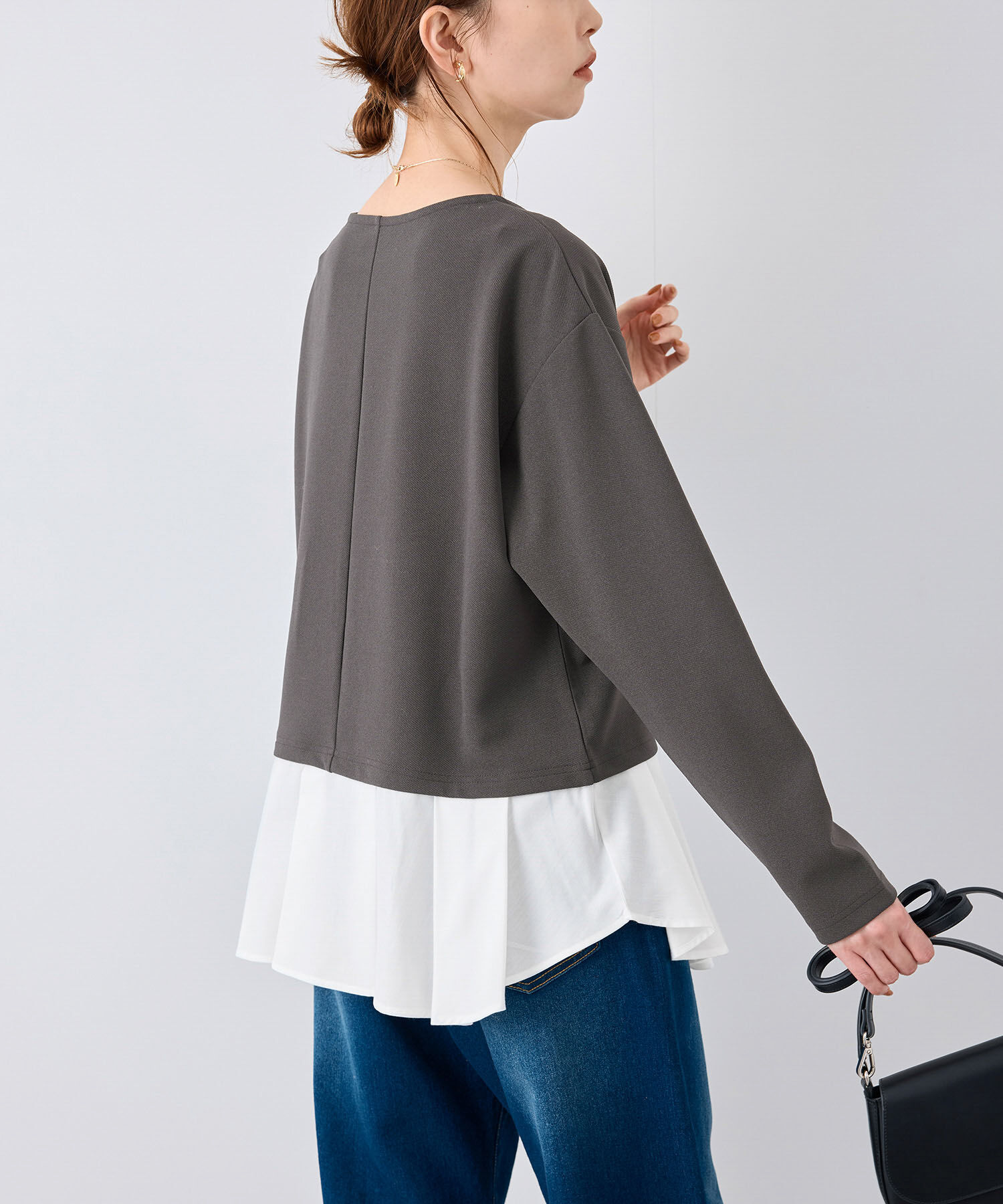 Rope&rsquo;Picnic「レイヤードカットプルオーバー」|Tシャツ・カットソー|