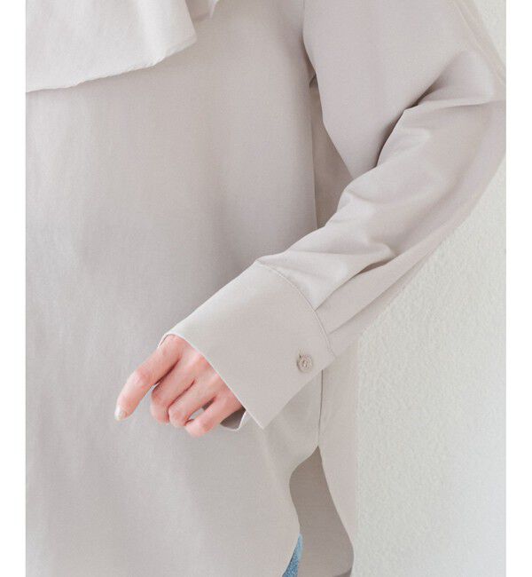 Rope&rsquo;Picnic「フレアカラーブラウス/UVカット・接触冷感・吸水速乾」|シャツ・ブラウス|