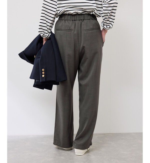 Rope&rsquo;Picnic「ドロストリラックスイージーワイドパンツ」|チノ|