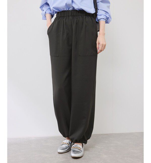 Rope&rsquo;Picnic「ドロストリラックスイージーワイドパンツ」|チノ|
