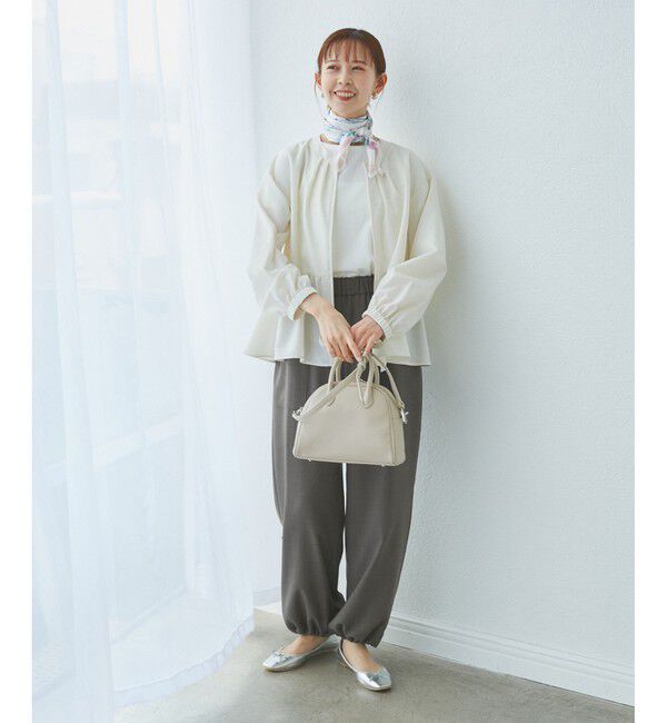 Rope&rsquo;Picnic「ドロストリラックスイージーワイドパンツ」|チノ|