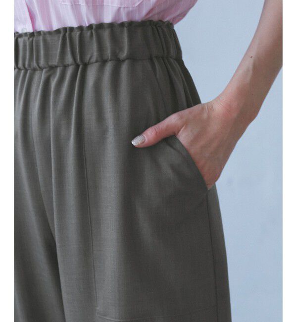 Rope&rsquo;Picnic「ドロストリラックスイージーワイドパンツ」|チノ|