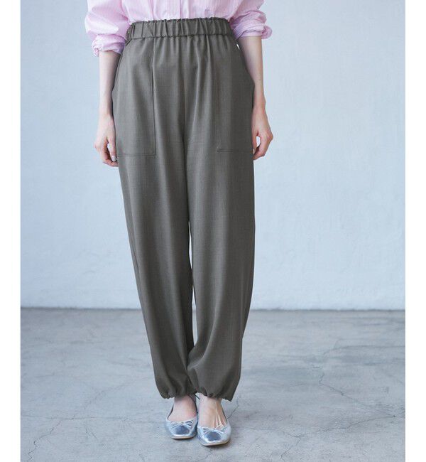 Rope&rsquo;Picnic「ドロストリラックスイージーワイドパンツ」|チノ|