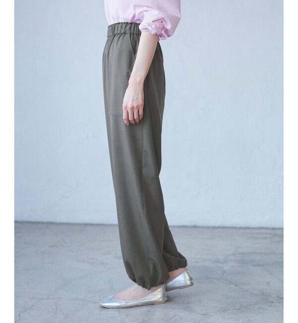 Rope&rsquo;Picnic「ドロストリラックスイージーワイドパンツ」|チノ|