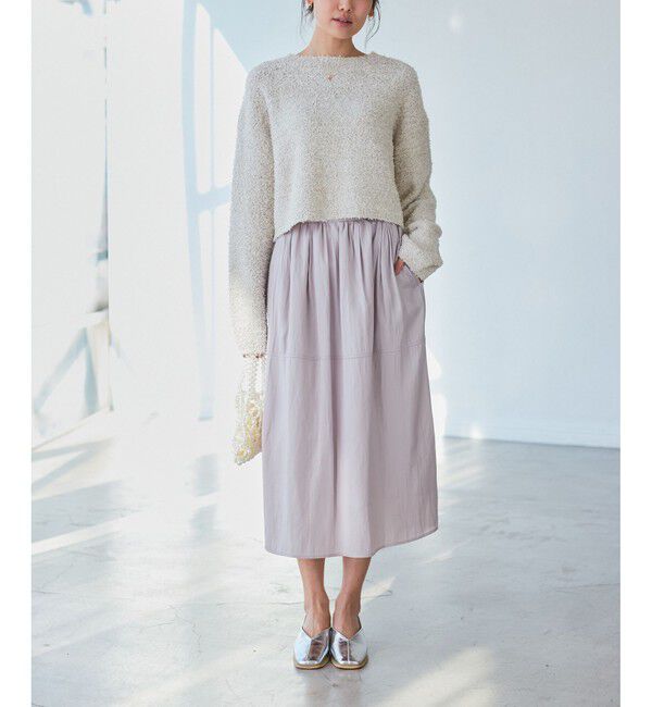 ROPE PICNIC PASSAGE「スクエアトゥセンターシーム甲深バブーシュ」|パンプス|