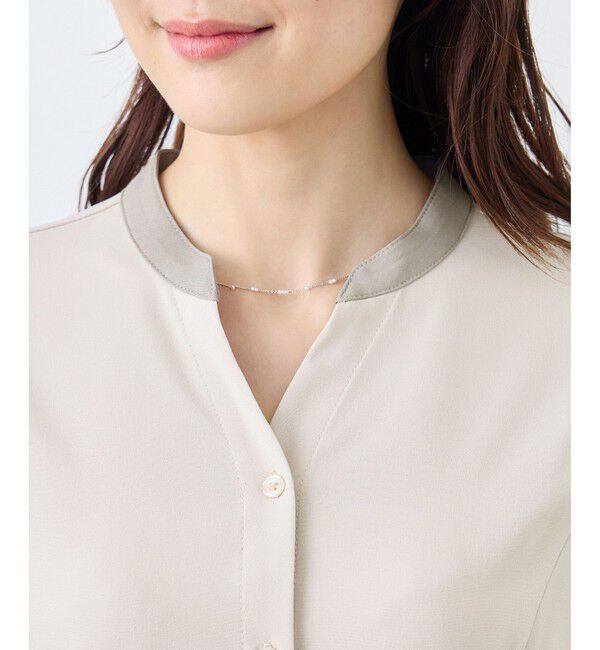 Rope&rsquo;Picnic「【3サイズ展開】配色アソートシャツワンピース」|ワンピース|