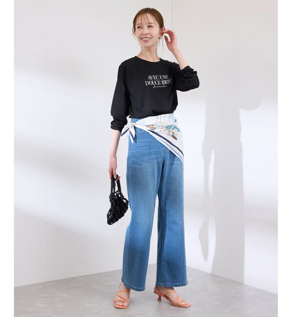 Rope&rsquo;Picnic「RENU/アソートロゴロングTシャツ」|Tシャツ・カットソー|