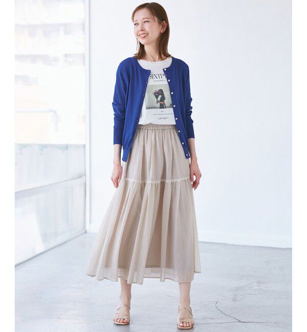 Rope&rsquo;Picnic「【UVカット・吸水速乾・遮熱】Comfort Seriesコンフォートシリーズ/カーディガン」|カーディガン|