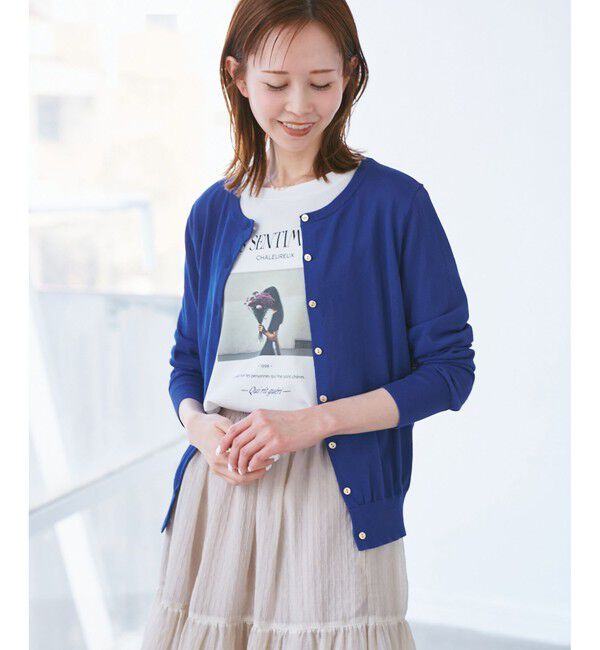 Rope&rsquo;Picnic「【UVカット・吸水速乾・遮熱】Comfort Seriesコンフォートシリーズ/カーディガン」|カーディガン|