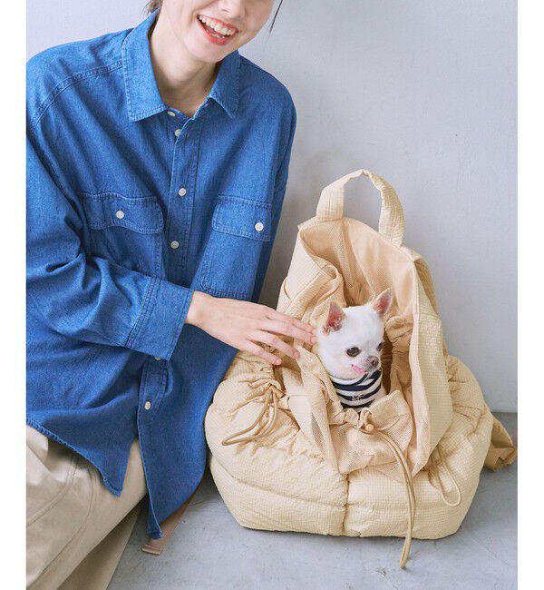 ROPE PICNIC PASSAGE「【DOG】【CONTROL FREAK /コントロールフリーク別注】サッカーパフポケットキャリーバッグ」|その他|