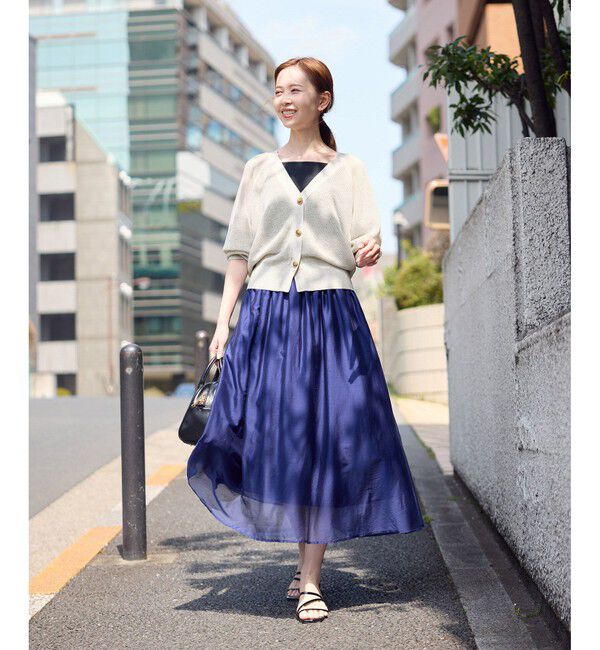 Rope&rsquo;Picnic「LEVITA片畔ニットカーディガン」|カーディガン|