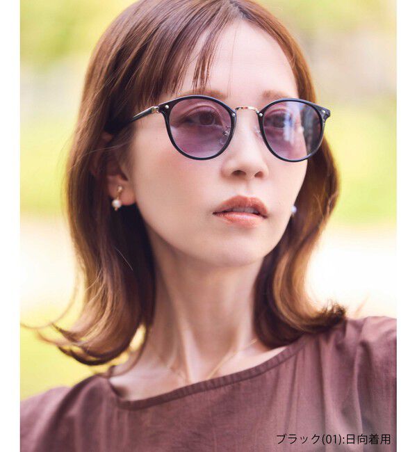 ROPE PICNIC PASSAGE「調光レンズケース付きメタルブリッジベーシックアイウェア」|サングラス|