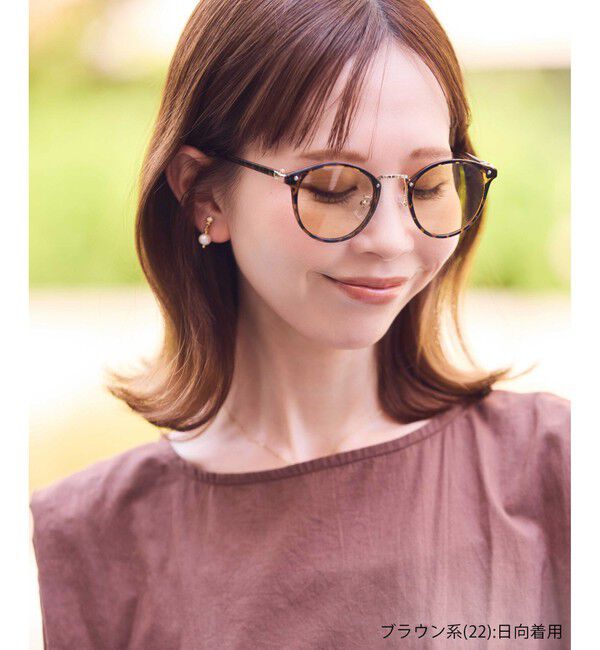 ROPE PICNIC PASSAGE「調光レンズケース付きメタルブリッジベーシックアイウェア」|サングラス|