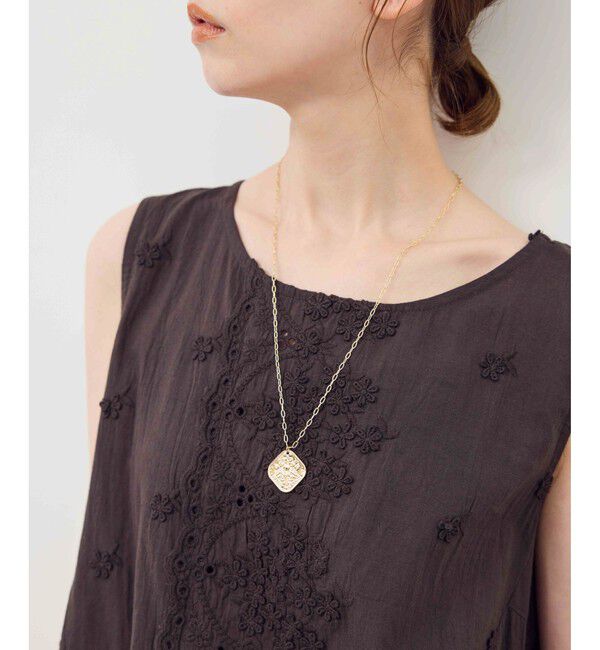 ROPE PICNIC PASSAGE「スクエアコイントップネックレス」|ネックレス|