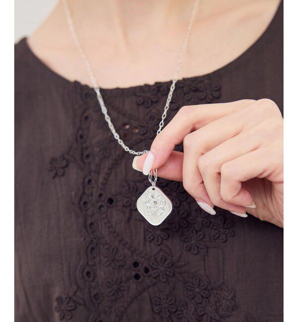 ROPE PICNIC PASSAGE「スクエアコイントップネックレス」|ネックレス|